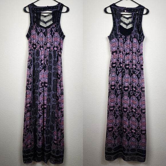 Free People Moroccan Midnight Dance Maxi Dress - Picture 2 of 7